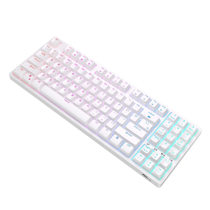 Royal Kludge RK92 Tri Mode Bluetooth RGB Hot Swappable Mechanical Keyboard White (Red Switch)