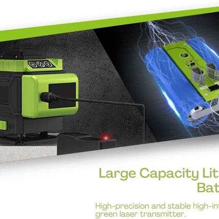 RYNOMATE Laser Level Green Light 16 Lines RNM-LL-100-LL