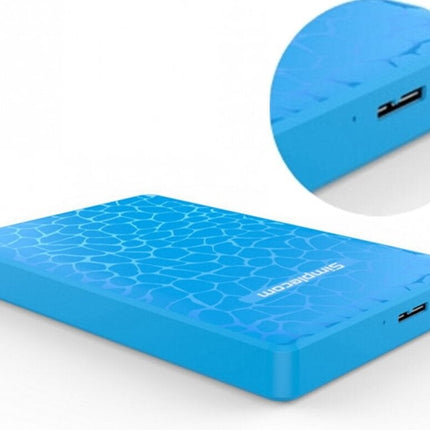Simplecom SE101-BL Compact Tool Free 2.5'' SATA to USB 3.0 HDD/SSD Enclosure Blue
