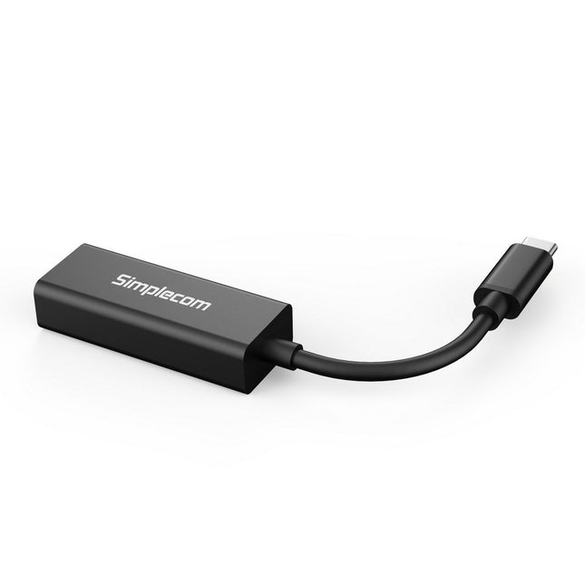 Simplecom NU313 SuperSpeed USB-C to Gigabit Ethernet Network Adapter Aluminium