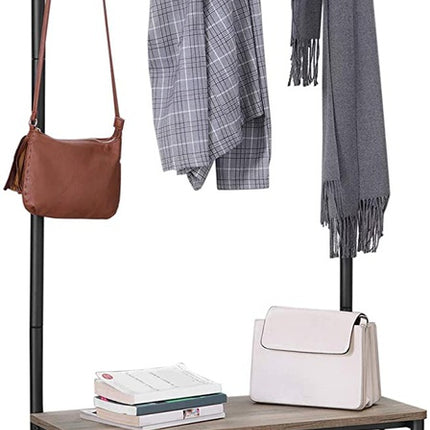 VASAGLE Coat Rack Stand 175cm Greige HSR41MB
