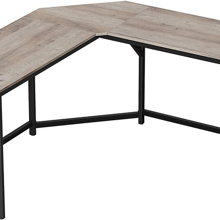 VASAGLE L-Shaped Computer Desk Greige LWD073B02