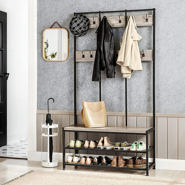 VASAGLE Clothes Rack 184cm Greige HSR086B02