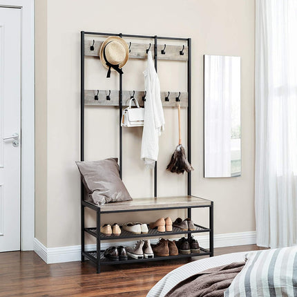 VASAGLE Clothes Rack 184cm Greige HSR086B02