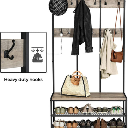 VASAGLE Clothes Rack 184cm Greige HSR086B02