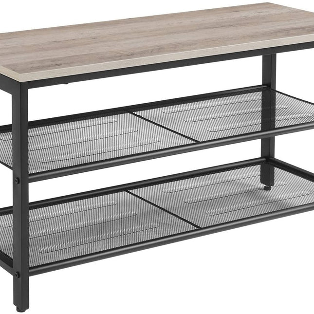 VASAGLE Shoe Rack 3 Tier Greige LBS73MB