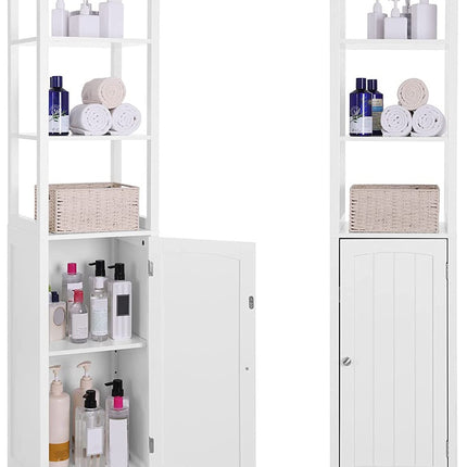 VASAGLE Floor Cabinet with Shelves White BBC63WT