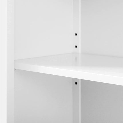 VASAGLE Floor Cabinet with Drawer and 2 Doors White BBC61WT