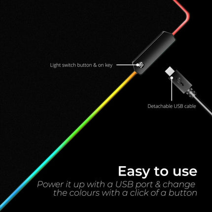 XBLAC RGB Mouse Pad 800*300*4mm XB-MP-100-LT