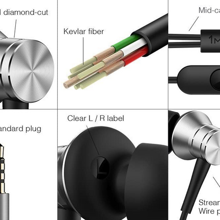 1MORE E1009-SV Piston Fit in-Ear Earphones Silver E1009-SV