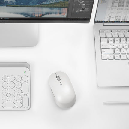 Xiaomi Mi Dual Mode Wireless Mouse Silent Edition White HLK4040GL