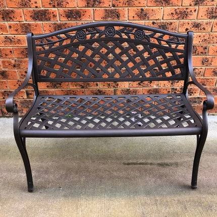 Melissa Aluminium Bench Brz