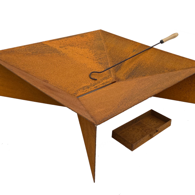 Firepit with Ash Tray with 0.11 Mild Steel"