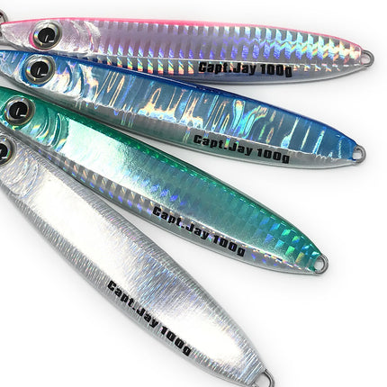 Capt Jay Fishing Saltwater jigs Speed Jigging Slow Jigging Pitching Lures (5pcs, mixed colour)