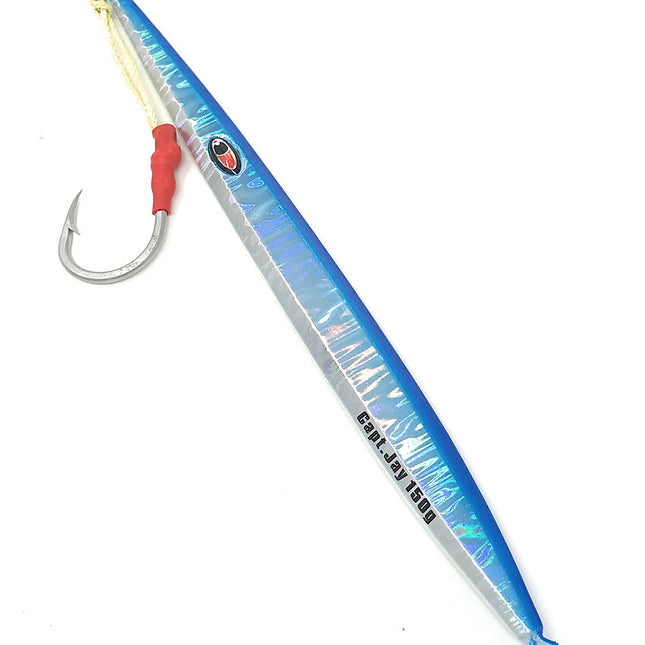 Capt Jay 150g Fishing Saltwater jigs Speed Jigging Slow Jigging Pitching Lures (5pcs, mixed colour)