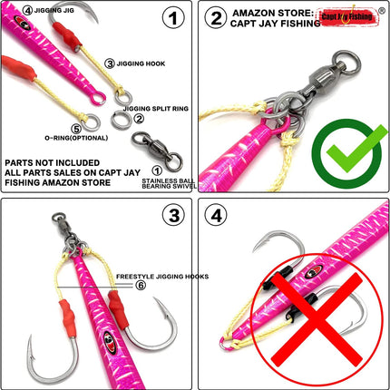 Capt Jay Fishing Assist Hooks #11 (3pc)