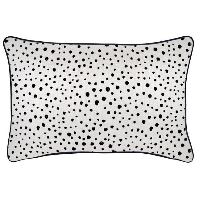 Cushion Cover-With Black Piping-Lunar-35cm x 50cm