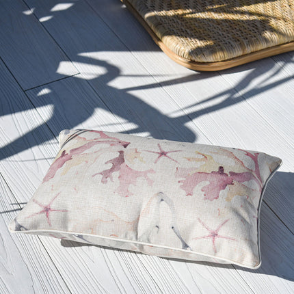 Cushion Cover-With Piping-Coral Coast-35cm x 50cm