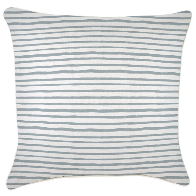 Cushion Cover-With Piping-Paint Stripes Smoke-45cm x 45cm