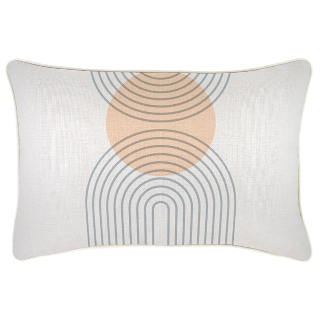 Cushion Cover-With Piping-Rising-Sun-35cm x 50cm