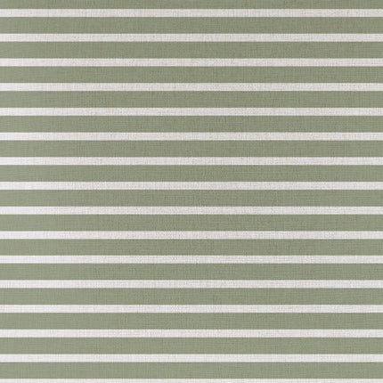 Cushion Cover-With Piping-Hampton Stripe Sage-35cm x 50cm