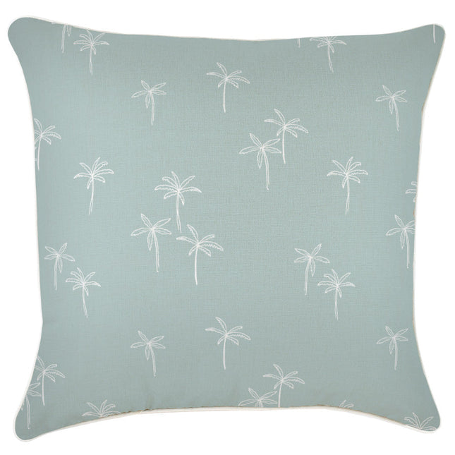 Cushion Cover-With Piping-Palm Cove Seafoam-60cm x 60cm
