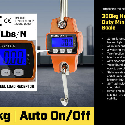 Kartrite Crane Scales Hanging 300Kg Industrial Electronic