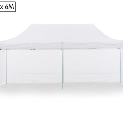 Wallaroo Gazebo Tent Marquee 3x6m PopUp Outdoor Wallaroo White