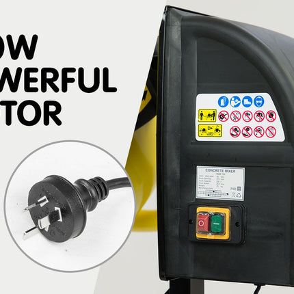 Kartrite 850W Cement Concrete Mixer Sand Gravel Portable - 200L