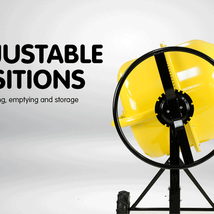 Kartrite 850W Cement Concrete Mixer Sand Gravel Portable - 200L