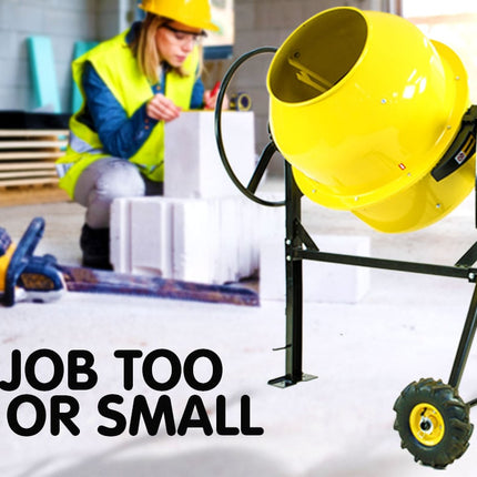 Kartrite 850W Cement Concrete Mixer Sand Gravel Portable - 200L