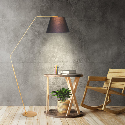 Sarantino Arc Floor Lamp with Empire Shade