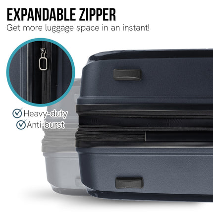 Olympus  Astra 29in Lightweight Hard Shell Suitcase - Aegean Blue