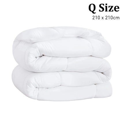 Laura Hill 800GSM Goose Down Feather Comforter Doona - Queen