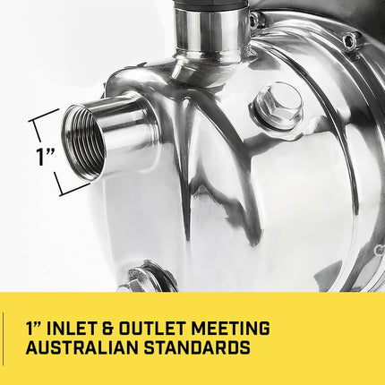 HydroActive Weatherised 1200w Rain Water Tank Auto Pressure Electric Garden Irrigation Pump