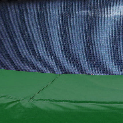 Kahuna 14ft Trampoline Free Ladder Spring Mat Net Safety Pad Cover Round Enclosure - Green