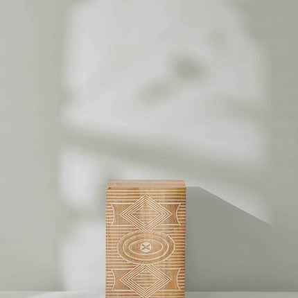 Tree Stripes Block Table / Stool