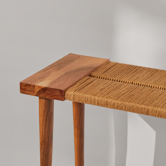 Tree Stripes Danish Cord Bench