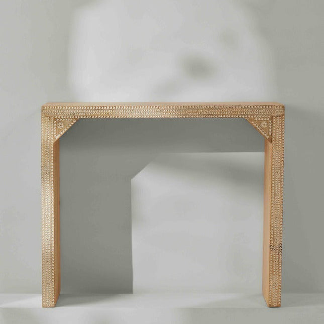 Tree Stripes Carved Hallway Table