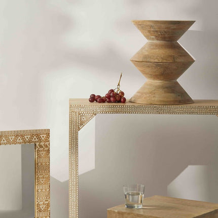 Tree Stripes Carved Hallway Table
