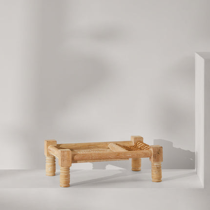 Tree Stripes Danish Cord Footed Tray