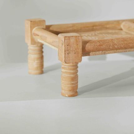 Tree Stripes Danish Cord Footed Tray