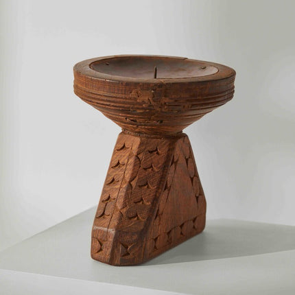 Tree Stripes Seeder Candle Holder - Large