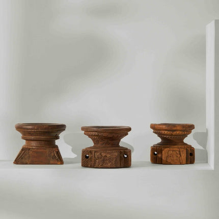 Tree Stripes Seeder Candle Holder - Medium