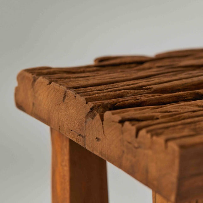 Tree Stripes Rustic Mini Stool