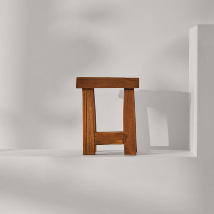 Tree Stripes Rustic Mini Stool