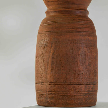 Tree Stripes Nepali Wooden Pot