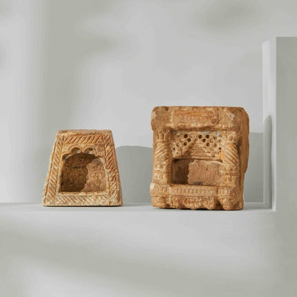 Tree Stripes Antique Sandstone Shrine