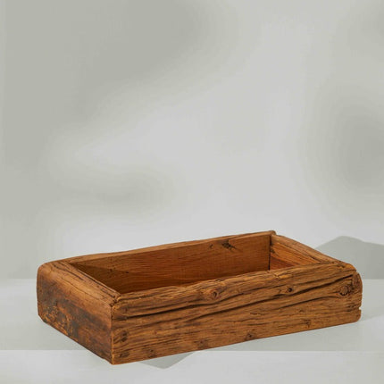 Tree Stripes Wooden Rustic Tray