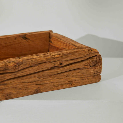Tree Stripes Wooden Rustic Tray